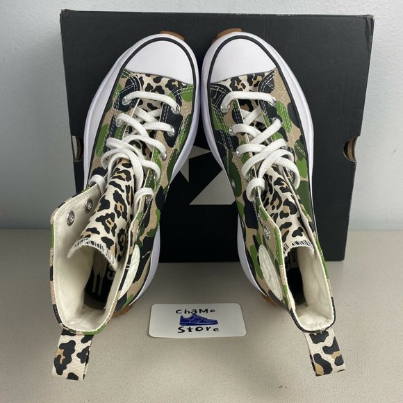 Converse Run Star Hike Hi Camo Women's Sneaker Platform - Picture 6 of 8
